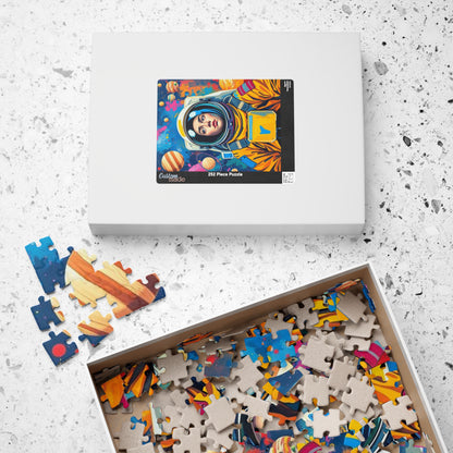 Colorful Astronaut Puzzle, Pop Art Space Themed Jigsaw Game, Best Gift for Space Lover, Mindfulness Activity, Fun Family Home Entertainment Puzzle The Puzzle Chest