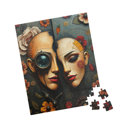 Steampunk Puzzle Art, Unique Home Decor, Fun Gift for Puzzle Lovers, Frameable Decorative Artwork, Challenging Jigsaw Game 110-1014 Pieces Puzzle The Puzzle Chest