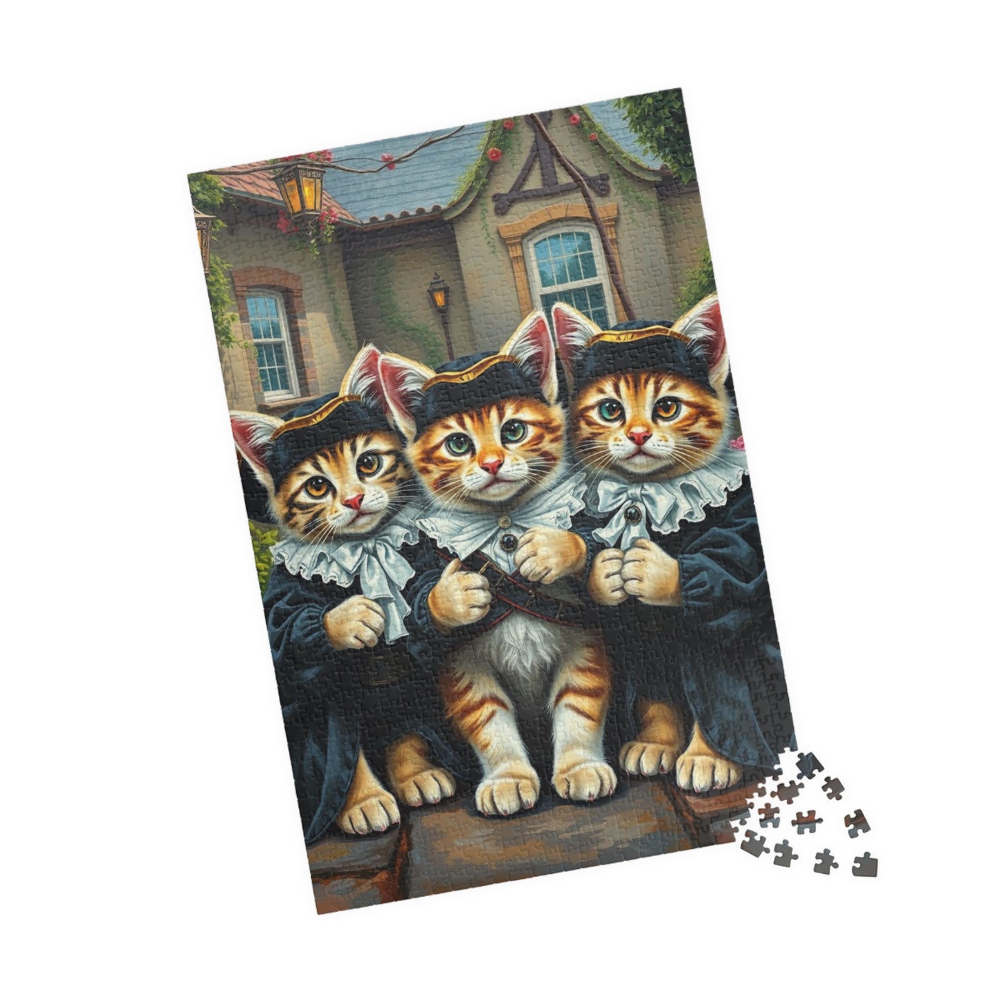Charming Cat-themed Puzzle, Animal Jigsaw Game, Fun Family Activity, Best Cat Lover Gift Puzzle The Puzzle Chest