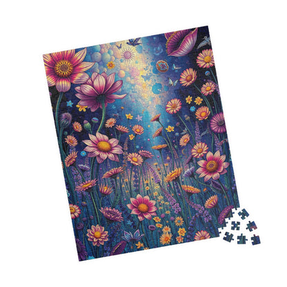Floral Serenity Puzzle - 110 to 1014 Pieces, Perfect for Family Game Night, Gift for Nature Lovers, Mindful Relaxation, Home Entertainment Puzzle The Puzzle Chest