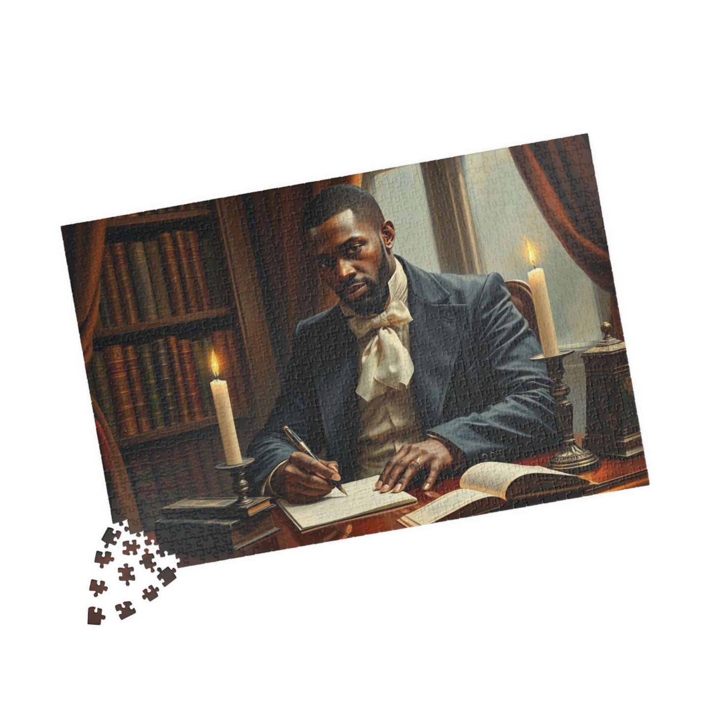 Victorian Afro-American Businessman Jigsaw Game, African American Art 1014 pcs (Horizontal) Puzzle The Puzzle Chest
