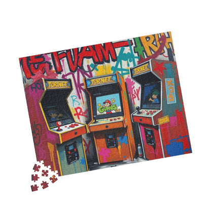 Arcade Nostalgia Puzzle - Pop Art Puzzle for Adults, Retro Gaming, Ideal for Game Lovers, Family Fun, Birthday Gifts, Home Entertainment Puzzle The Puzzle Chest