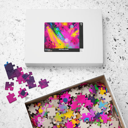 Vibrant Abstract Puzzle - Colorful Jigsaw Game for Adults Puzzle The Puzzle Chest