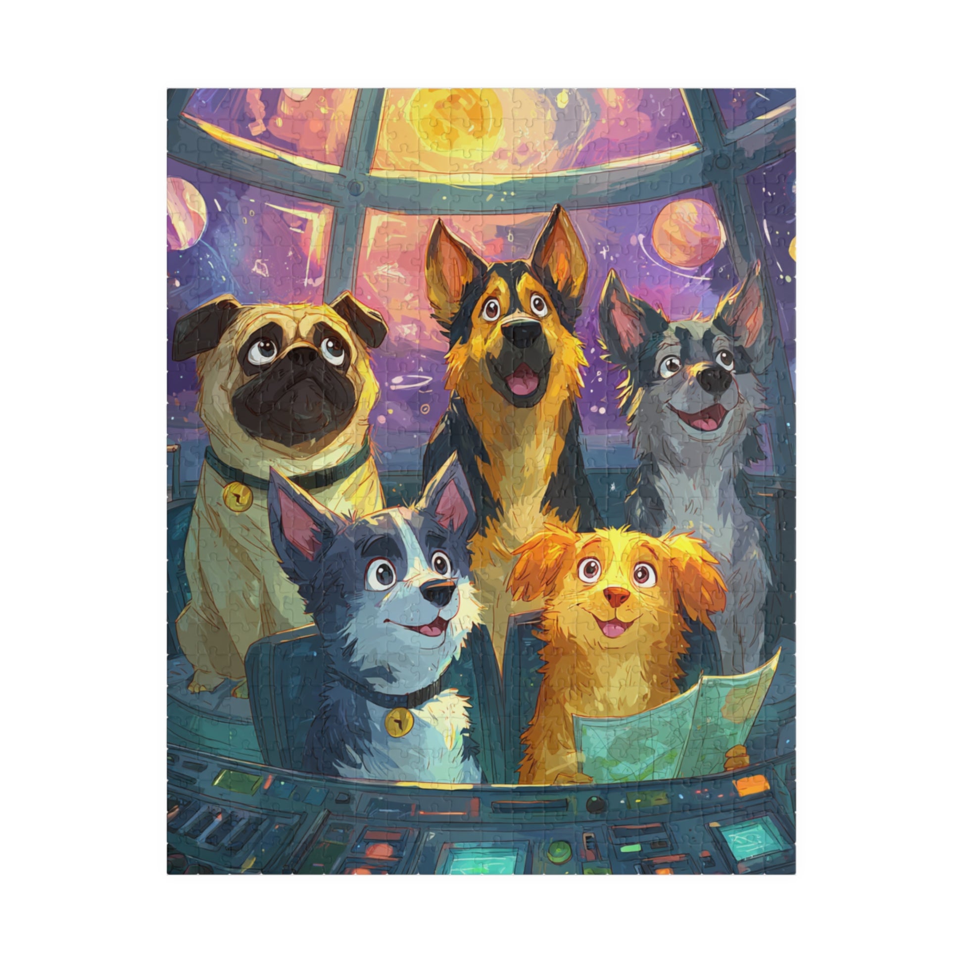 Cosmic Canine Puzzle for Dog Lovers - Space Adventure Animal Jigsaw Puzzle for Adults, Teens and Seniors Puzzle The Puzzle Chest