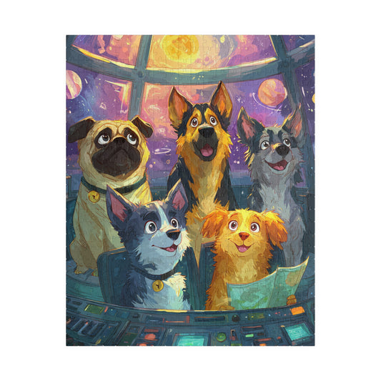 Cosmic Canine Puzzle for Dog Lovers - Space Adventure Animal Jigsaw Puzzle for Adults, Teens and Seniors Puzzle The Puzzle Chest
