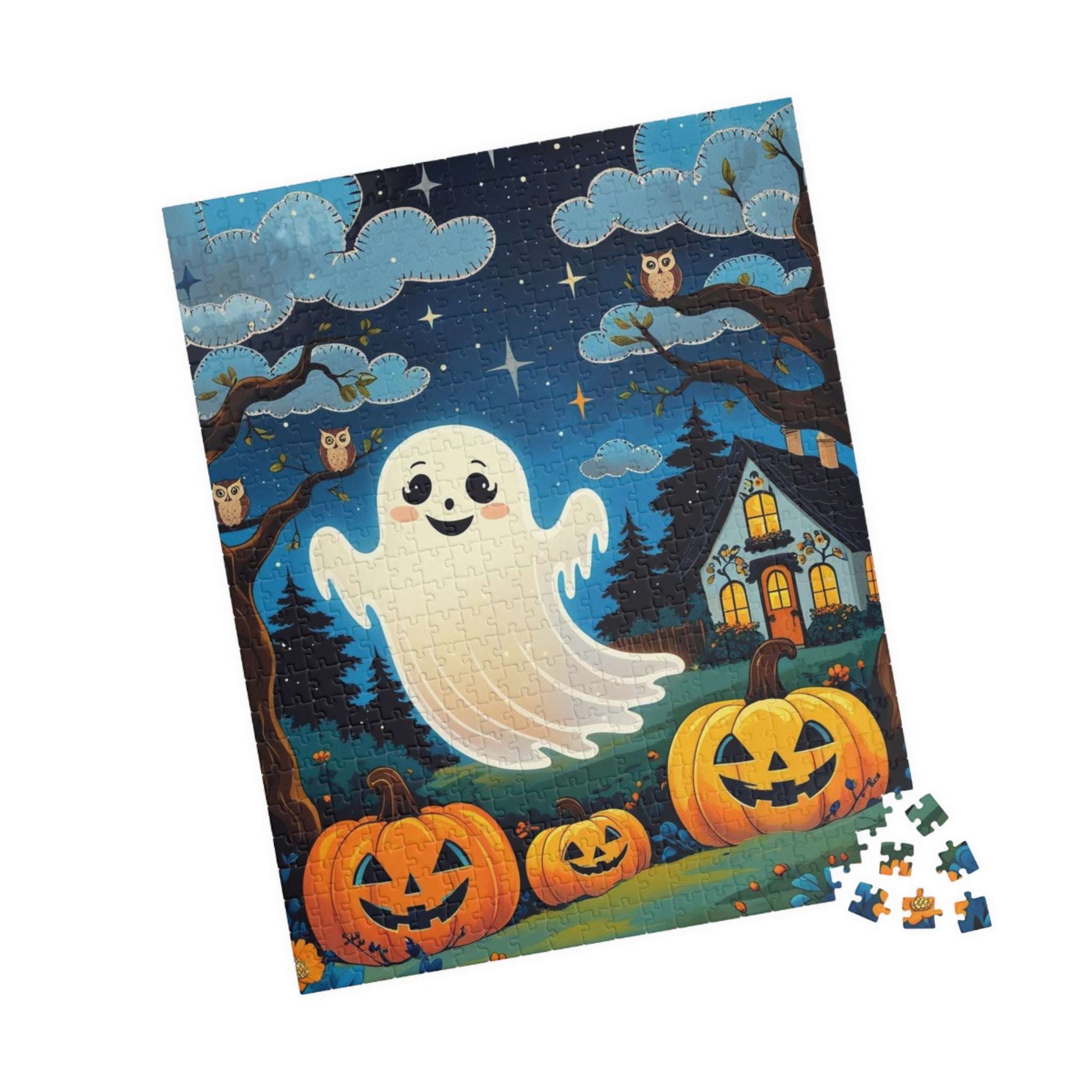Pumpkin Patch Halloween Ghost Jigsaw Puzzle 110-1014 Pieces