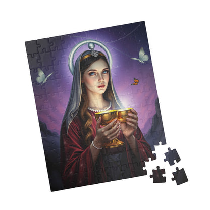 Radiant Priestess Puzzle, Enchanting Mythical Maiden 110-1014 Piece Jigsaw Game, Best Gift for Art Lovers, Family Fun, Home Decor, Unique Puzzle The Puzzle Chest