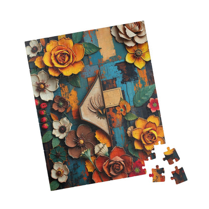 Abstract Floral Retro Jigsaw Puzzle Puzzle The Puzzle Chest