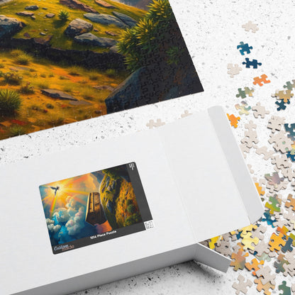 Scenic Art Puzzle - Rainbow Noah's Ark Design | 110, 252, 520, 1014-piece | Great for Family Game Night, Religious Gifts, Home Entertainment
