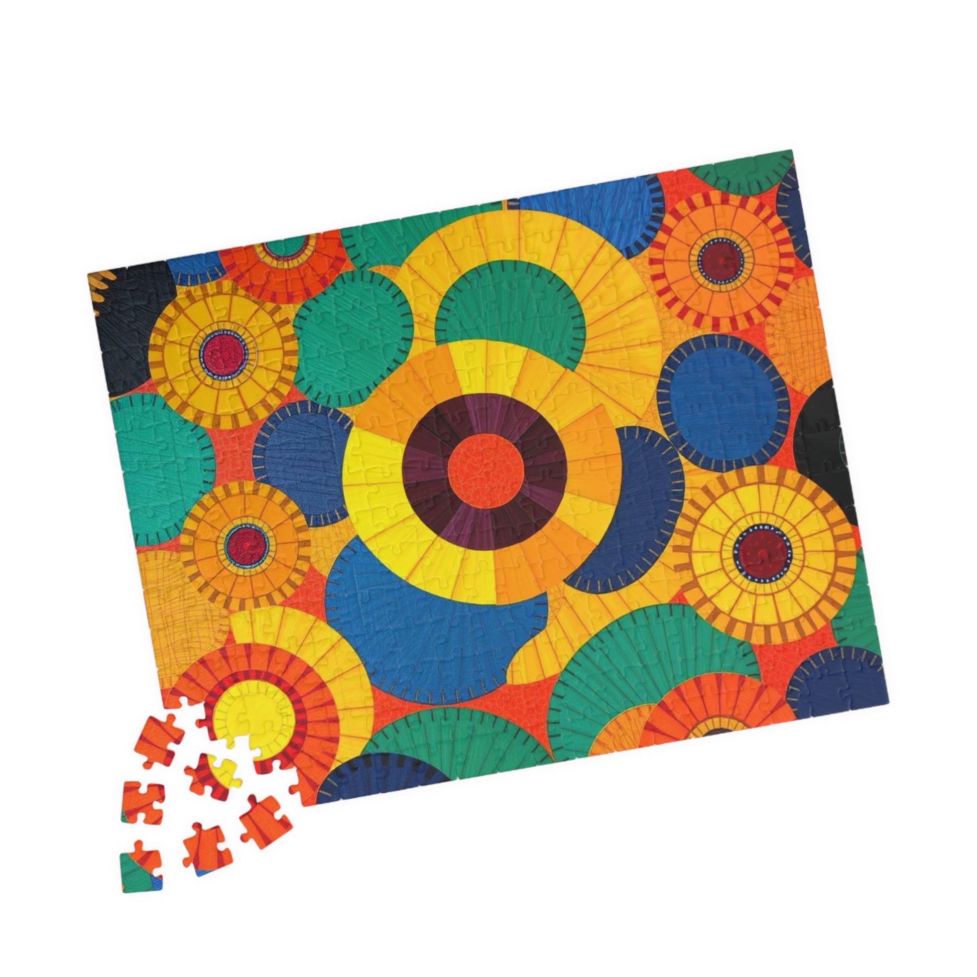 Colorful Abstract Jigsaw Puzzle Game for Adults, Perfect Family Activity, Home Entertainment, Gift for Puzzle Lover, Art Enthusiast Puzzle The Puzzle Chest
