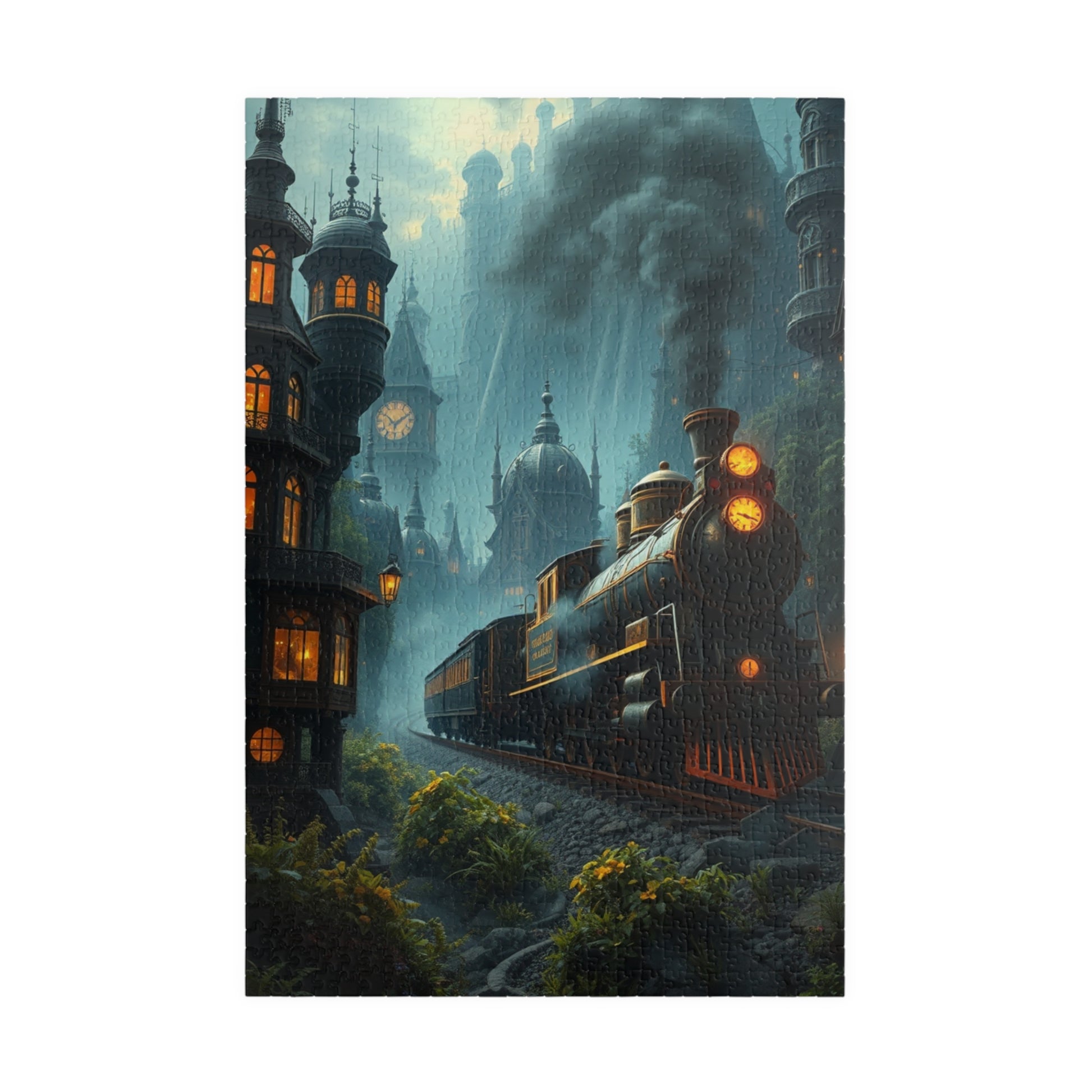 Steampunk Mystical Train Puzzle - Enchanting Steam Engine Design, Perfect for Gifts, Family Fun, Relaxing Activities, Puzzle Lovers 1014 pcs (Vertical) Puzzle The Puzzle Chest