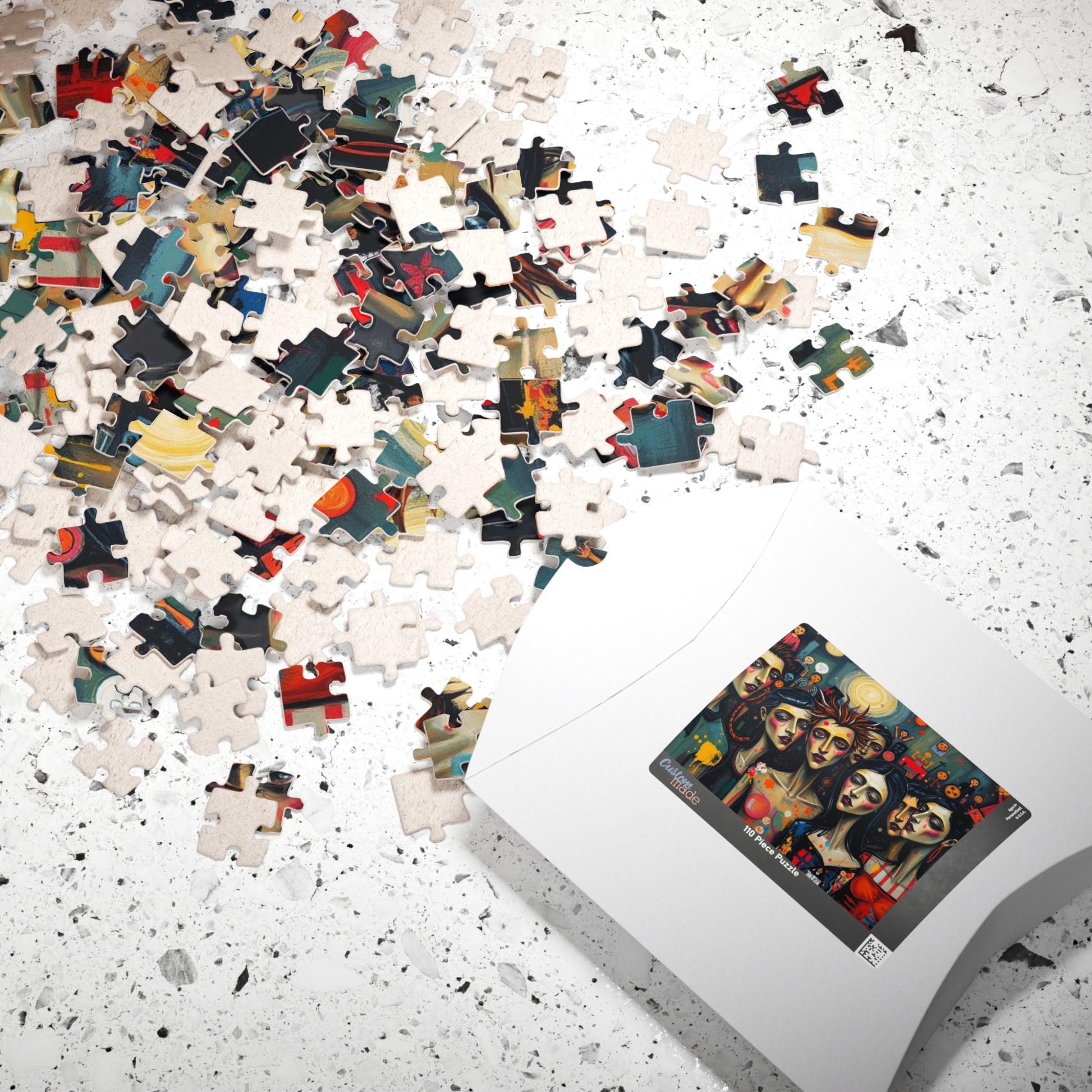 Artistic Gothic Jigsaw Puzzle - Party Scene, Game for Dark Art Lovers, Indoor Activity Solo Fun Entertaining Pastime, Best Puzzle Lover Gift Puzzle The Puzzle Chest