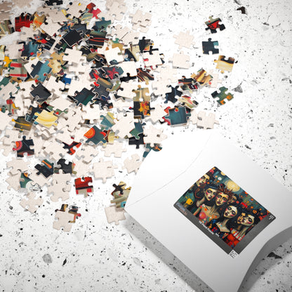 Artistic Gothic Jigsaw Puzzle - Party Scene, Game for Dark Art Lovers, Indoor Activity Solo Fun Entertaining Pastime, Best Puzzle Lover Gift Puzzle The Puzzle Chest