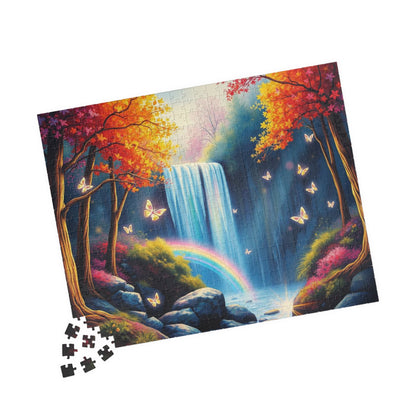 Serene Waterfall Puzzle, Nature Themed Jigsaw Puzzle for Adults, 110-1014 Piece, Family Game Night, Gift for Nature Lover Puzzle The Puzzle Chest