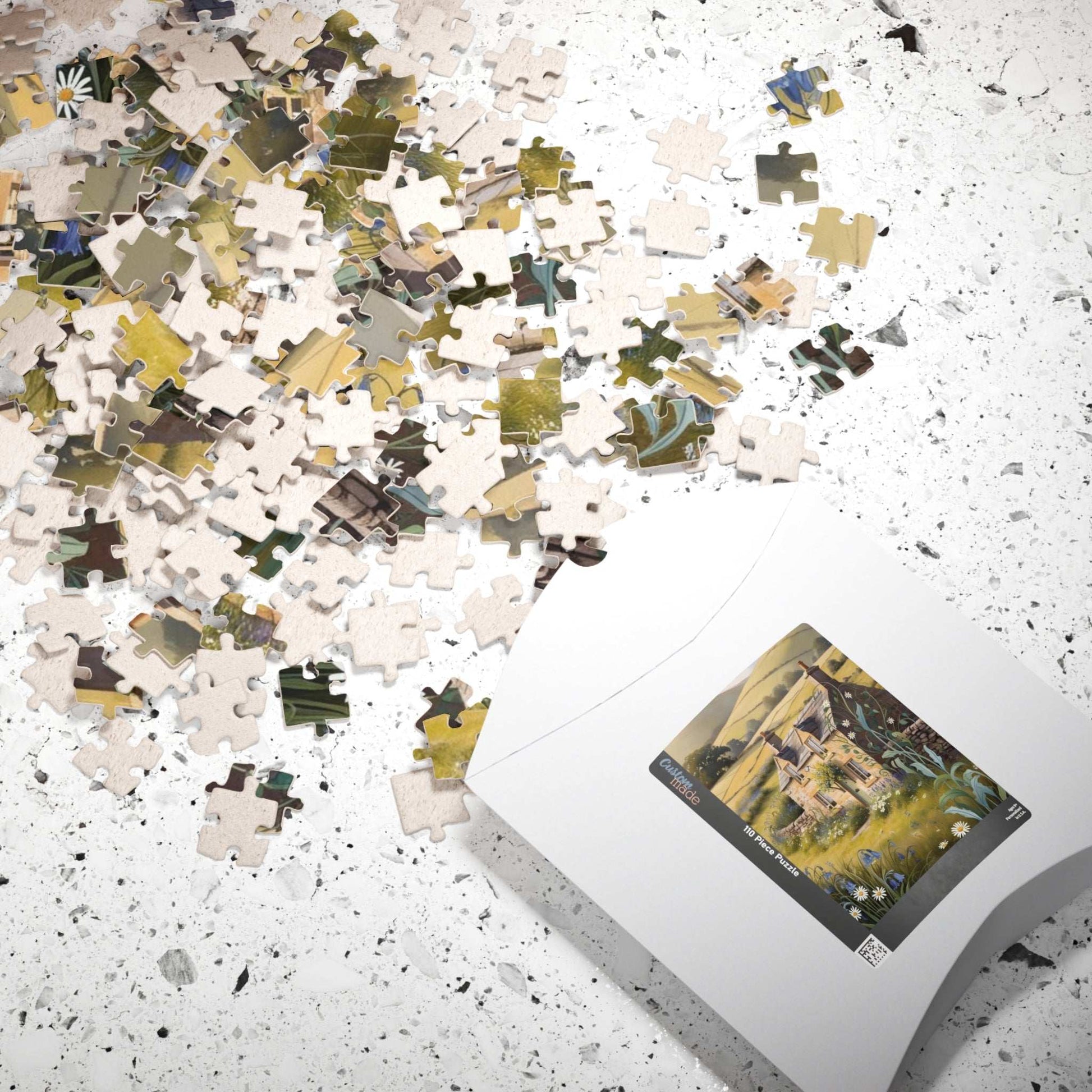 Charming Cottage Jigsaw Puzzle, 110-1014 Piece Relaxing Landscape Game for Adults, Unique Nature Lover Gift, Family Fun, Home Entertainment Puzzle The Puzzle Chest