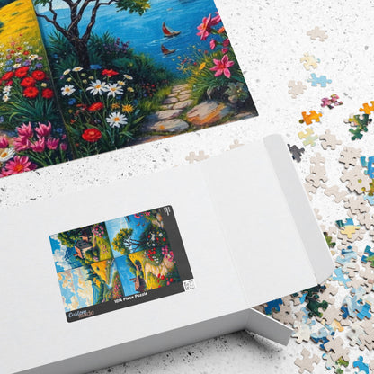 Summer Landscape Jigsaw Puzzle for Adults Creative Activity, Family Fun, Mind Challenge, Holiday Birthday Gift for Friends Puzzle The Puzzle Chest
