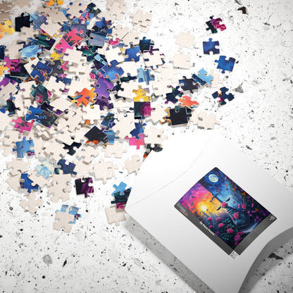 Enchanting Scales Puzzle | 110-1014 Piece Libra Zodiac Sign Jigsaw Game | Beautiful Floral Design | Perfect Gift for Friend Astrology Lover Puzzle The Puzzle Chest