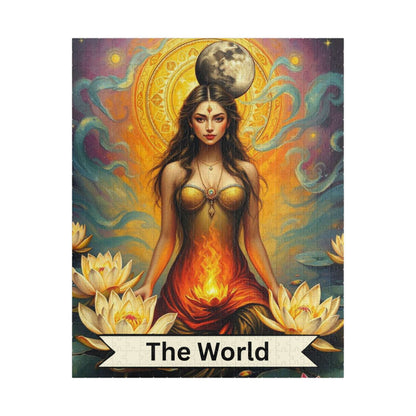 The World Goddess Puzzle - Tarot Card Style Jigsaw 110 - 1014 Pieces, Holiday Birthday Gift for Friends, Family Game Night, Mindful Activity Puzzle The Puzzle Chest