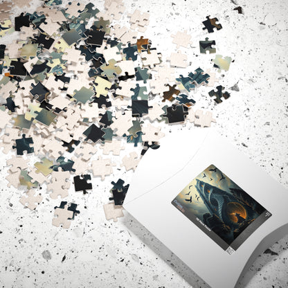 Gothic Tower Puzzle - 110/252/520/1014-Piece Jigsaw Game for Adults, Fantasy Art, Unique gift, Family Fun Indoor Activity, Brain Teaser Puzzle The Puzzle Chest