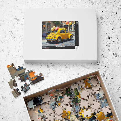 Lemonade Street Parade Vintage Car Puzzle, Retro Auto Jigsaw Game, Classic Vehicle Puzzle Puzzle The Puzzle Chest