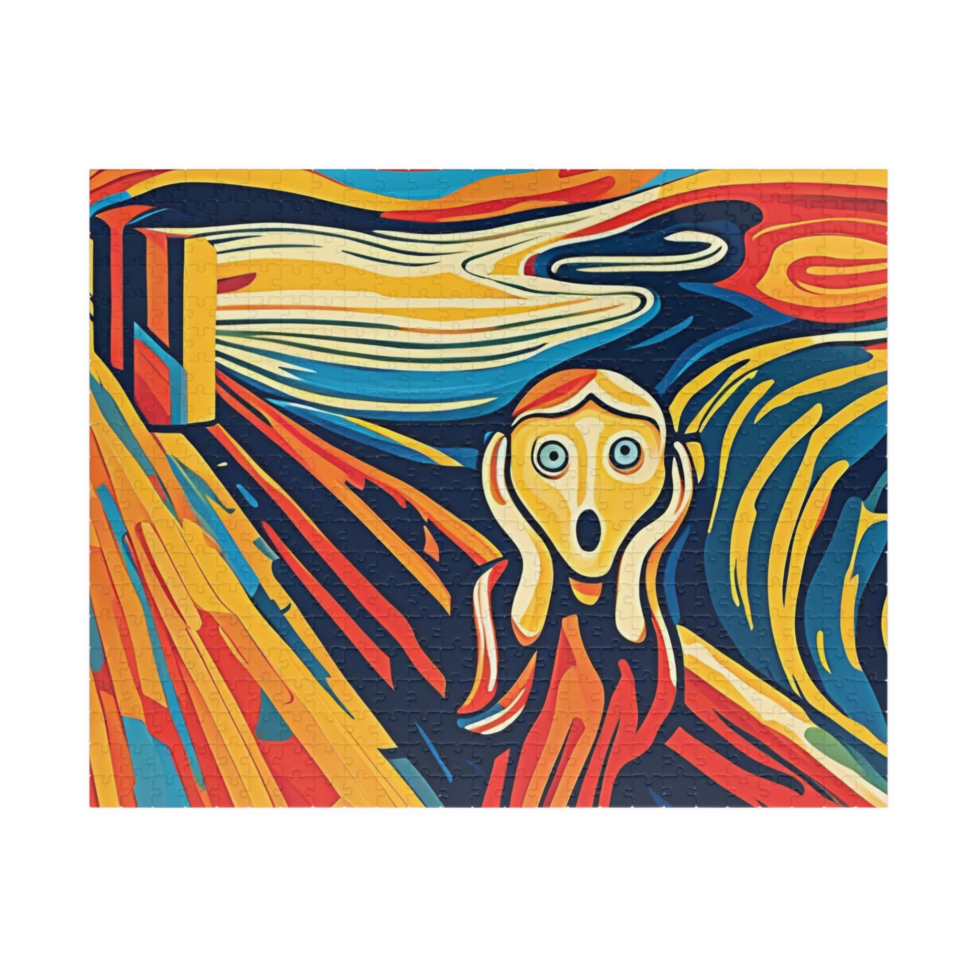 The Scream Modern Jigsaw Puzzle - Inspired By Edvard Munch 520 pcs (Horizontal) Puzzle The Puzzle Chest