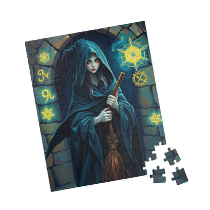 Witchfire Stone Circle - Mystical Witch Puzzle, Enchanting Jigsaw for Family Game Night Halloween Gift for Puzzle Lover Home Entertainment