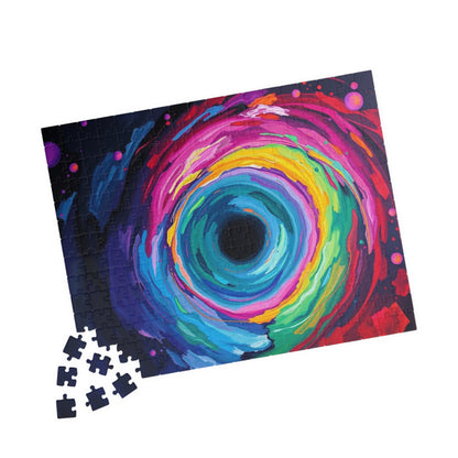 Vibrant Galaxy Puzzle, Colorful Abstract Jigsaw for Family or Solo Fun Puzzle The Puzzle Chest
