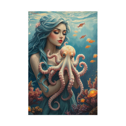 Mermaid and Octopus Puzzle | Art Puzzle for Sea Lovers, Unique Gift for Ocean Enthusiast and Friend, Fun Family Activity, Home Entertainment
