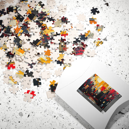 Artistic Abstract Jigsaw Puzzle, Unique Gift for Adult Puzzle Lovers and Art Enthusiasts, Mindfulness Activity, Great for Family Game Night Puzzle The Puzzle Chest