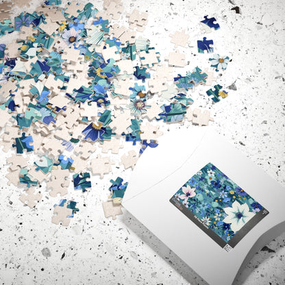 Floral Puzzle - Nature-Inspired Jigsaw Game, Gift for Nature Lovers, Eco-Friendly Solo Fun or Family Entertainment Puzzle The Puzzle Chest