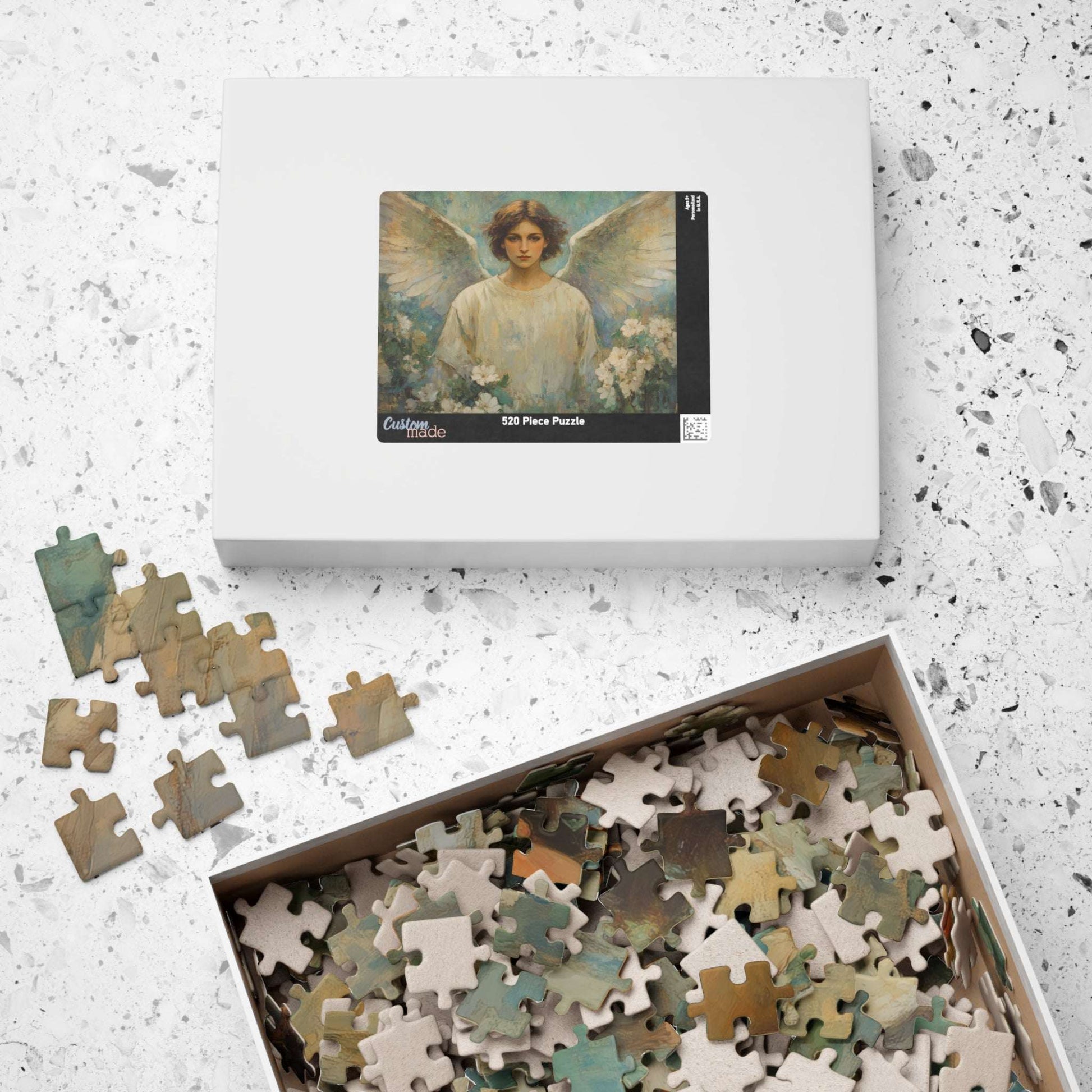 Angel Portrait Puzzle | Religious Art Jigsaw Game, Christian