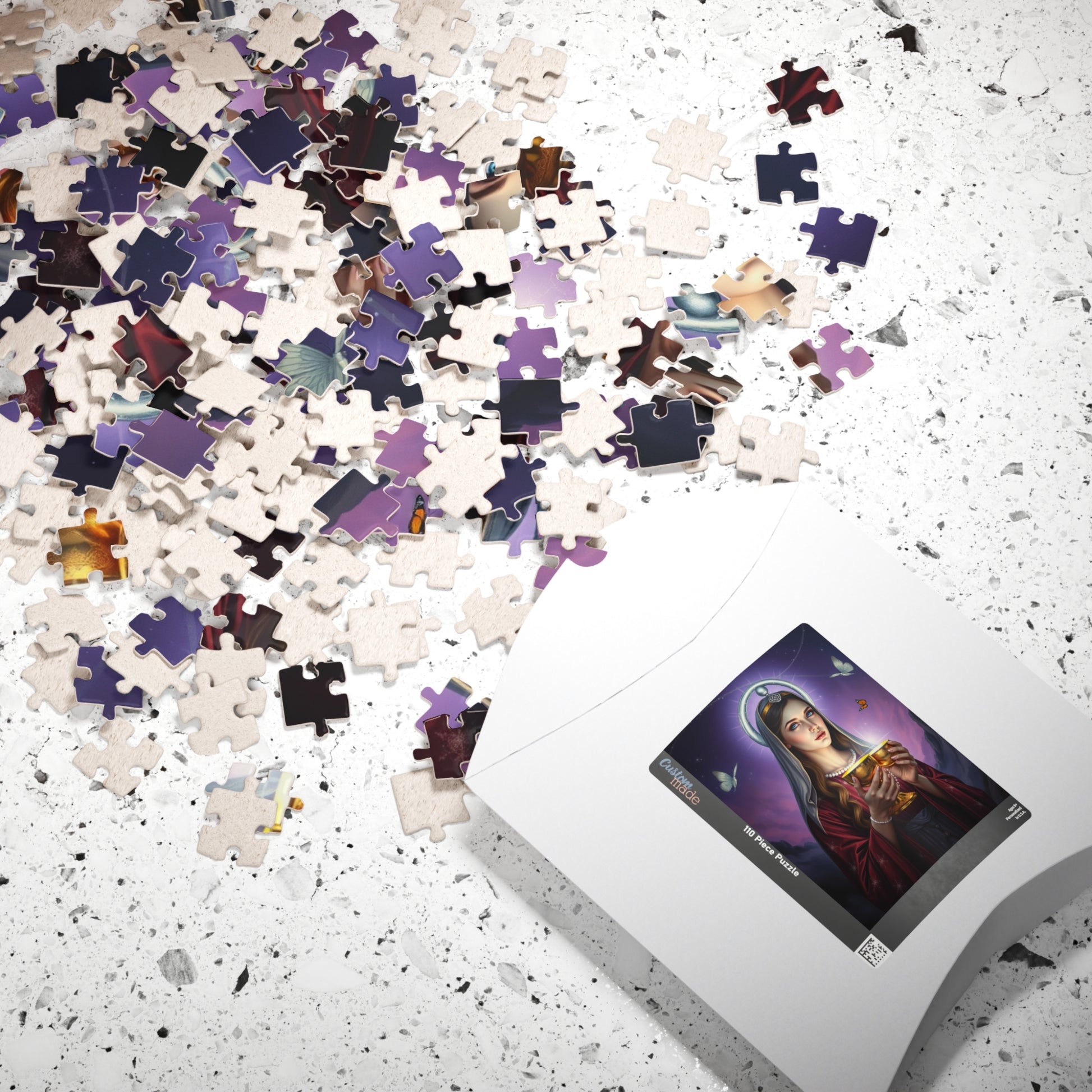 Radiant Priestess Puzzle, Enchanting Mythical Maiden 110-1014 Piece Jigsaw Game, Best Gift for Art Lovers, Family Fun, Home Decor, Unique Puzzle The Puzzle Chest