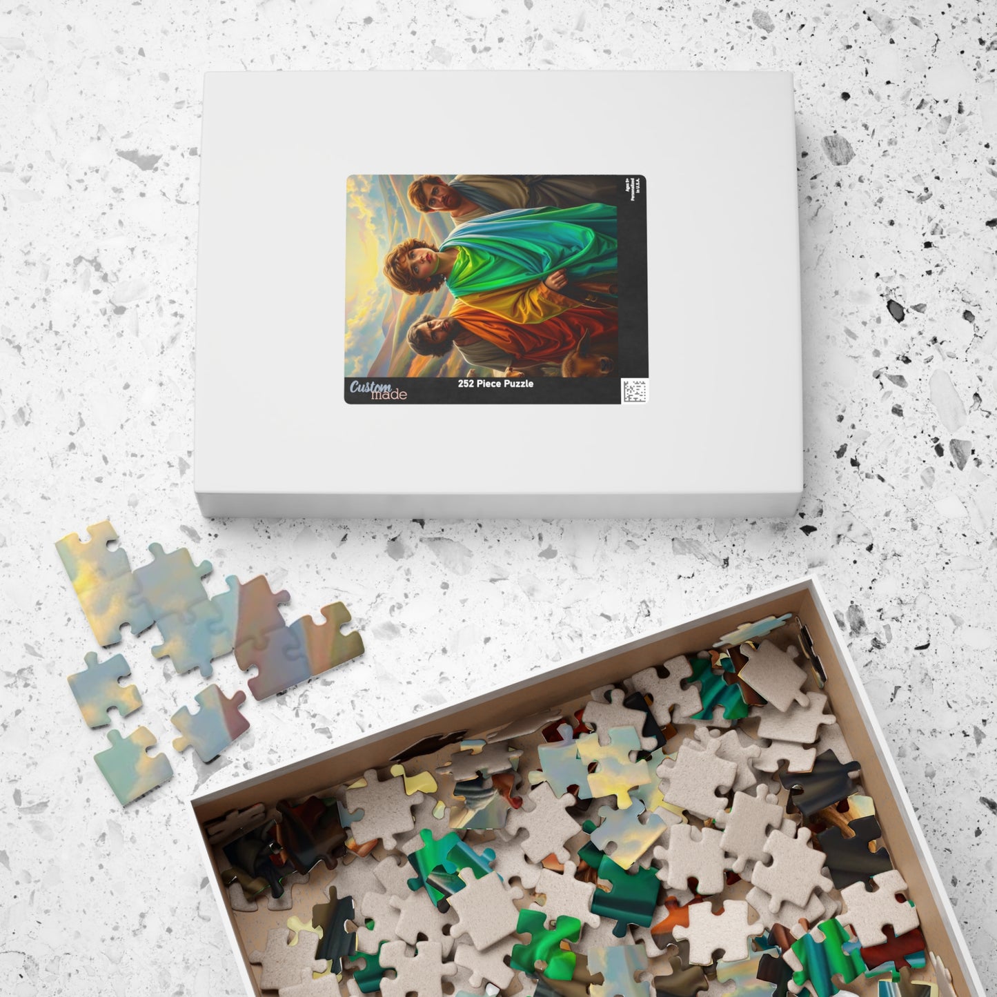 Christian Jigsaw Puzzle - Biblical Story of Josephs Multi-Colored Coat, Religious Gift for Friend, Family Activity, Educational Toy, Hobby Puzzle The Puzzle Chest