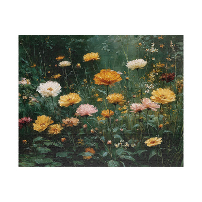 Floral Jigsaw Puzzle Game Perfect for Nature Lovers, Family Fun, Gifts, Home Decor, Brain Teaser