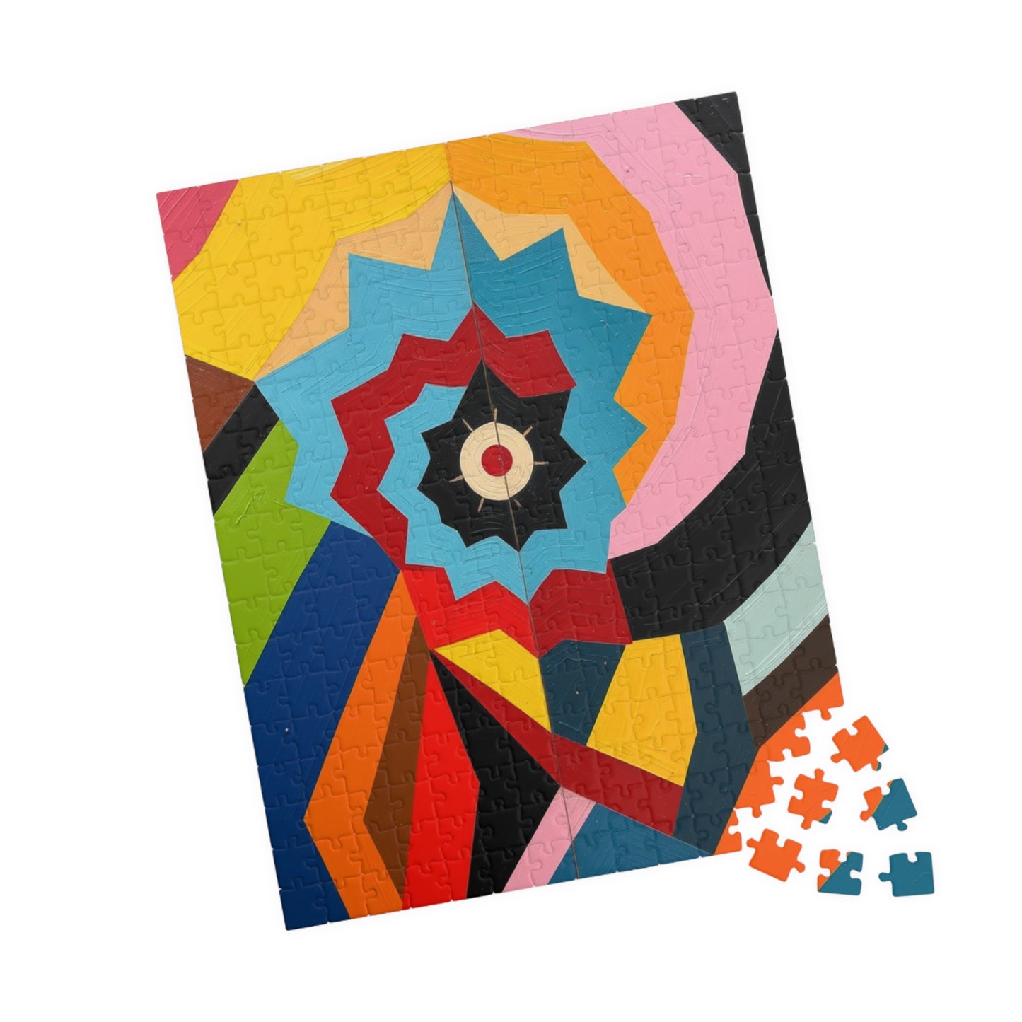 Colorful Abstract Art Puzzle for Fun Family or Solo Activity Puzzle The Puzzle Chest