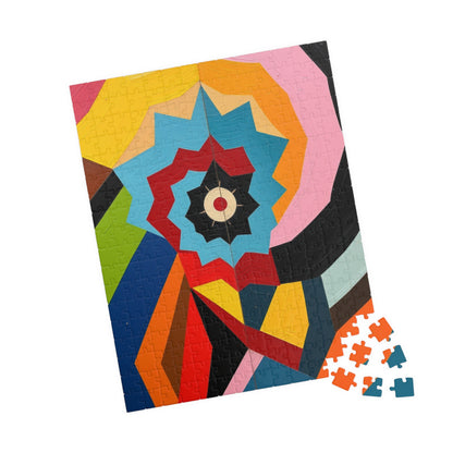Colorful Abstract Art Puzzle for Fun Family or Solo Activity Puzzle The Puzzle Chest