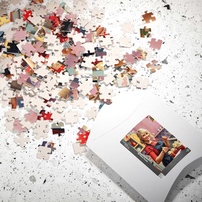 Baking Fun Jigsaw Puzzle featuring Cupcake Baker - Fun Family Game Night, Gift for Bakers, Puzzle Enthuisasts, Home Decor Kitchen Puzzle Puzzle The Puzzle Chest