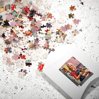 Baking Fun Jigsaw Puzzle featuring Cupcake Baker - Fun Family Game Night, Gift for Bakers, Puzzle Enthuisasts, Home Decor Kitchen Puzzle Puzzle The Puzzle Chest