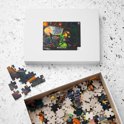 Witches Wild Workshop Jigsaw Puzzle - Halloween Witch, 110-520 Piece Spooky Fun Family Activity, Perfect for Birthday Gift for Puzzle Lover