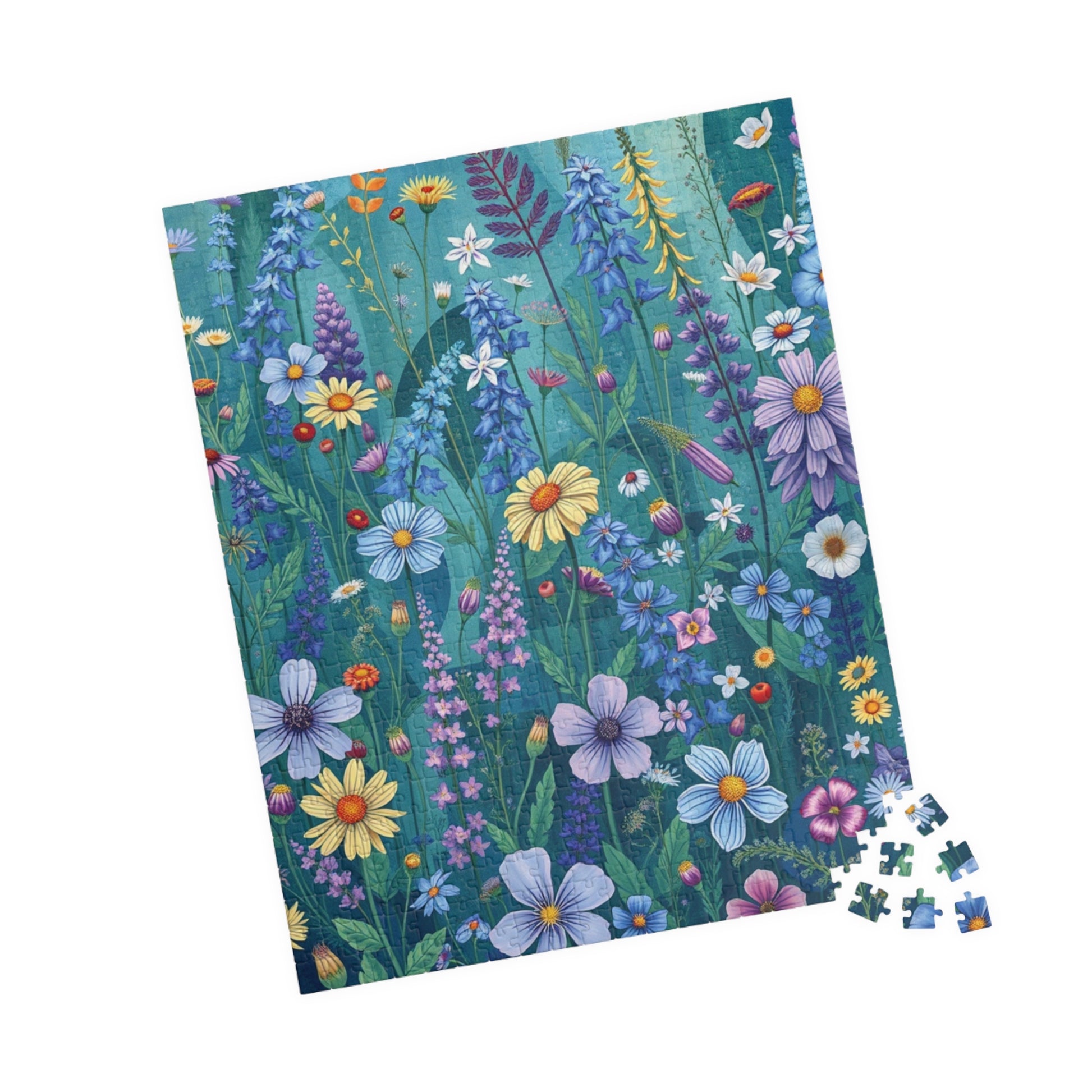 Floral Jigsaw Puzzle | Fun Activity for Adults, Family Game, Flower Lover Gift for Friends Holiday or Birthday, Jigsaw Challenge Puzzle The Puzzle Chest