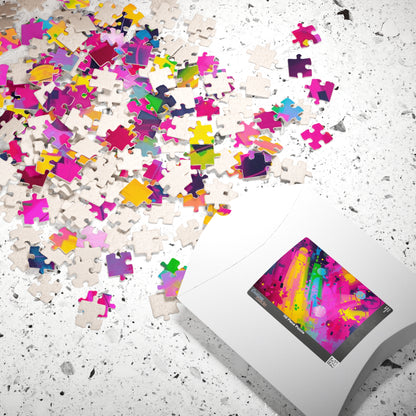 Vibrant Abstract Puzzle - Colorful Jigsaw Game for Adults Puzzle The Puzzle Chest