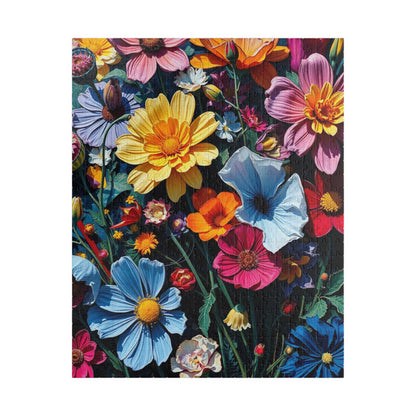 Floral Jigsaw Puzzle, Colorful Flower Game, Friend Gift for Garden Lover, Family Game Night, Home Entertainment Brain Teaser 520 pcs (Vertical) Puzzle The Puzzle Chest