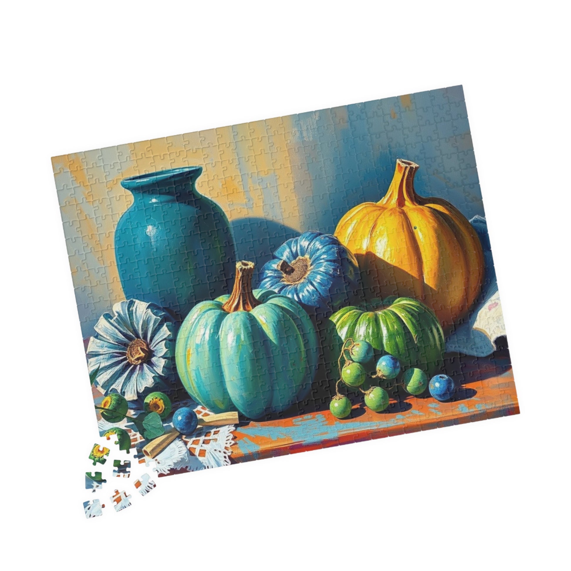 Autumn Harvest Jigsaw Puzzle, Fall Vintage Still Life Jigsaw Game, Family Activity, Home Cozy Nights, Thanksgiving Gift Ideas, Seasonal Fun Puzzle The Puzzle Chest