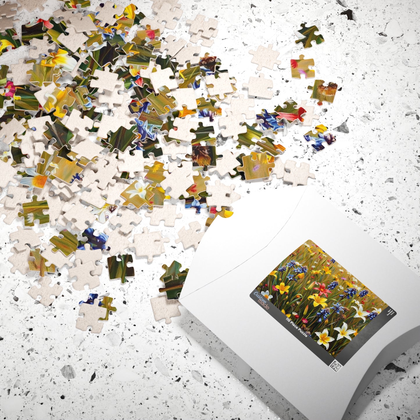 Floral Puzzle - Nature's Beauty, Jigsaw Puzzle for Family Fun, Gift for Garden and Puzzle Lovers, Mindfulness Activity, Indoor Entertainment Puzzle The Puzzle Chest