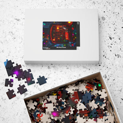 Bioluminescent Gnome Home Puzzle, Enchanted Fantasy Cozy Lantern-Lit Oak Tree Trunk House Jigsaw Game, Perfect for Puzzle Lovers Enthusiasts Puzzle The Puzzle Chest