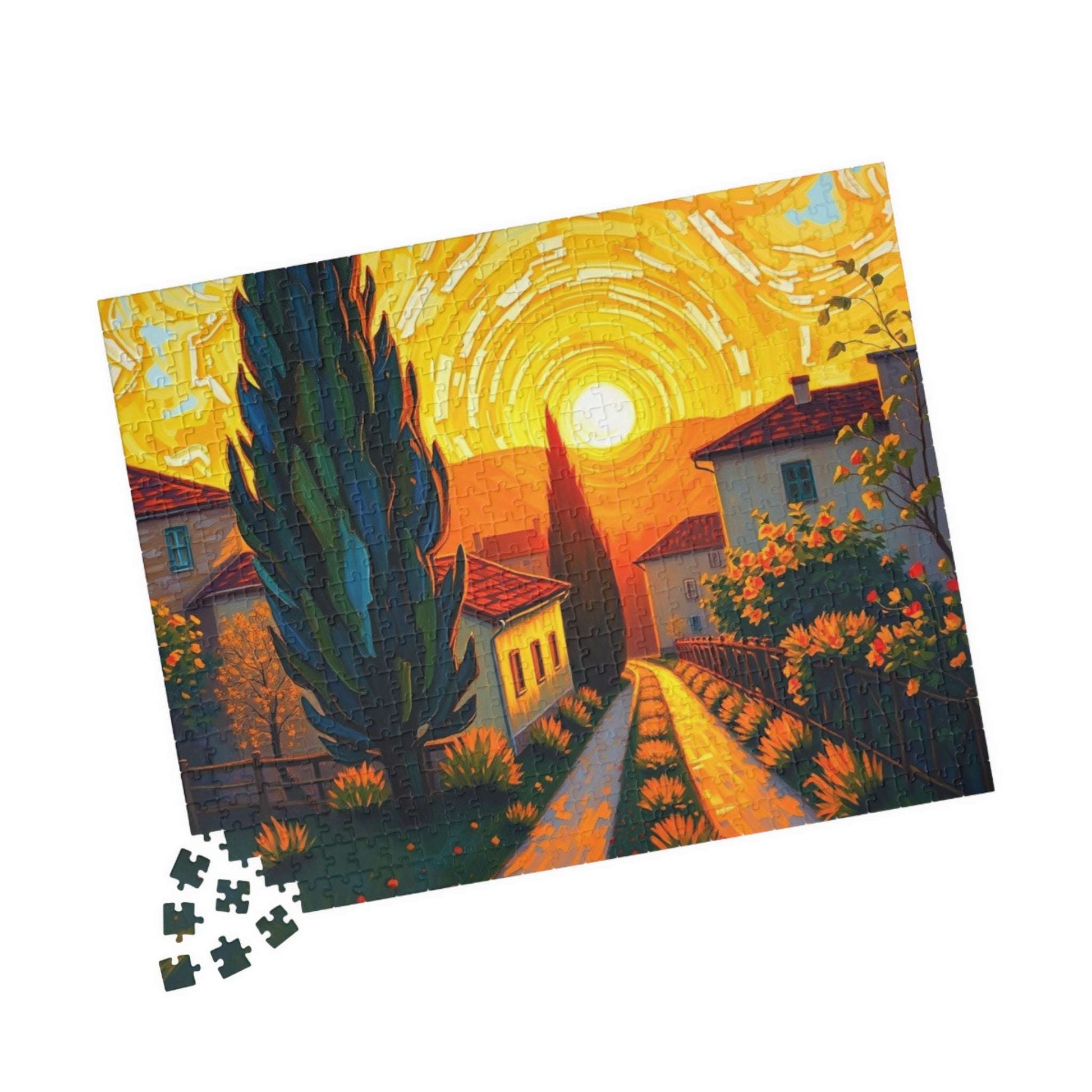 Sunset Serenity Landscape Puzzle, 110-1014 Piece Jigsaw Puzzle for Adult, Gift for Friend, Family Fun Game Night, Relaxation Activity, Peace Puzzle The Puzzle Chest
