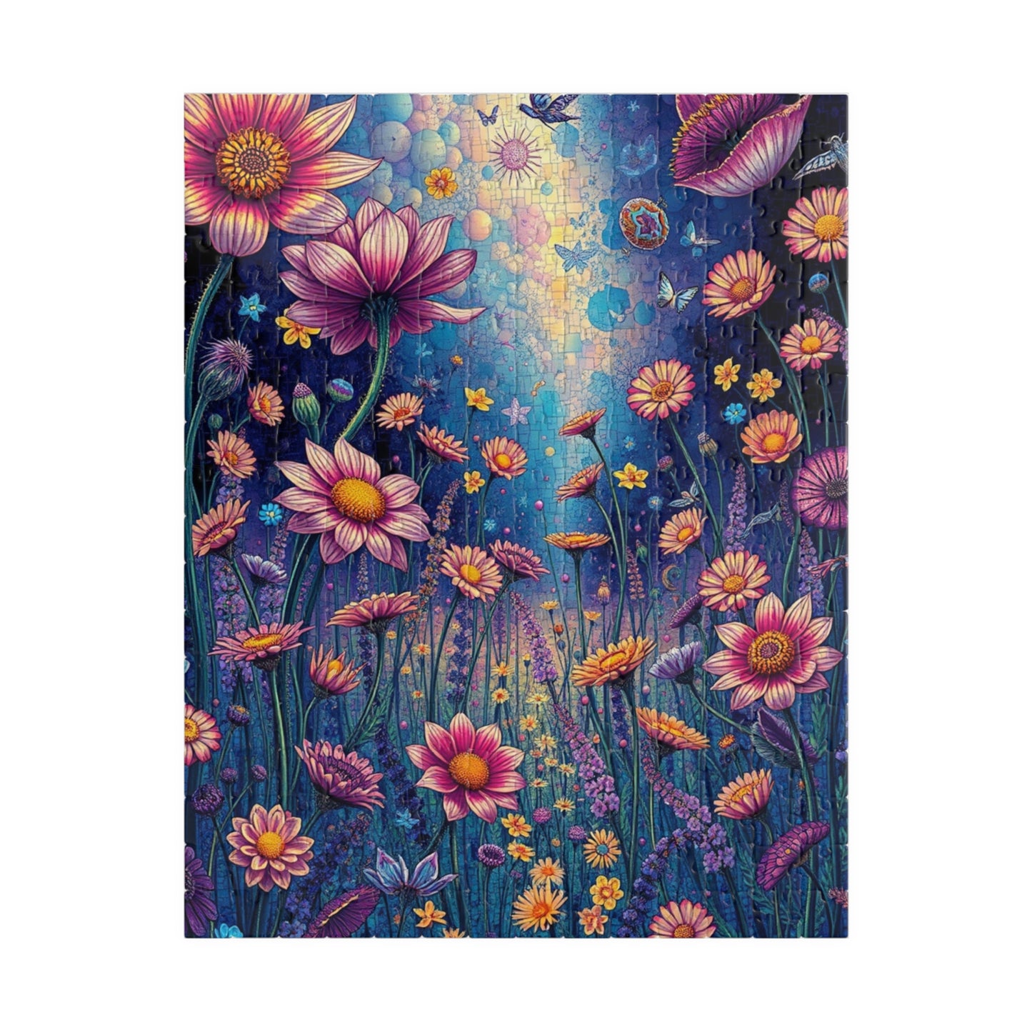 Floral Serenity Puzzle - 110 to 1014 Pieces, Perfect for Family Game Night, Gift for Nature Lovers, Mindful Relaxation, Home Entertainment 252 pcs (Vertical) Puzzle The Puzzle Chest
