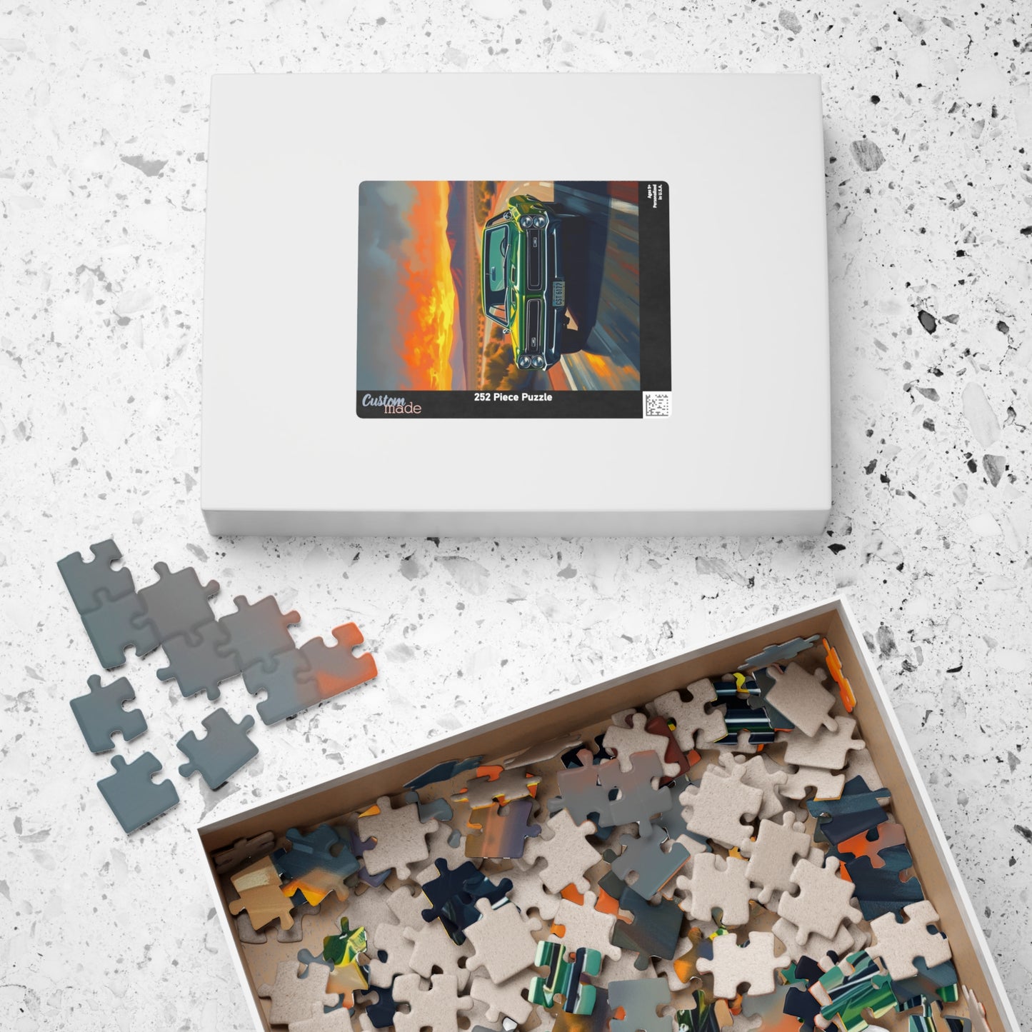 Vintage Car Puzzle - 1966 GTO, Nostalgic Jigsaw Puzzle Puzzle The Puzzle Chest