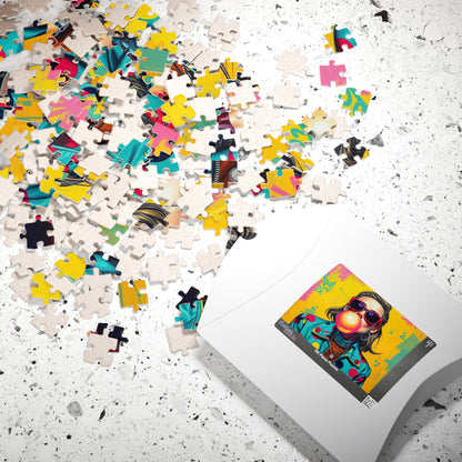 Retro Pop Art Jigsaw Puzzle | Fun Gift for Adults, Home Entertainment, Unique Collectible, Great for Parties and Family Nights Puzzle The Puzzle Chest