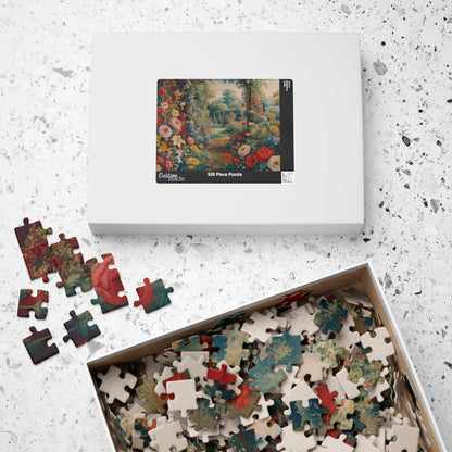 Florals Garden Puzzle | 110, 252, 520, 1014-pieces Flower Jigsaw Game | Perfect Gift for Nature Lovers, Family Fun Night, Relaxation Puzzle The Puzzle Chest